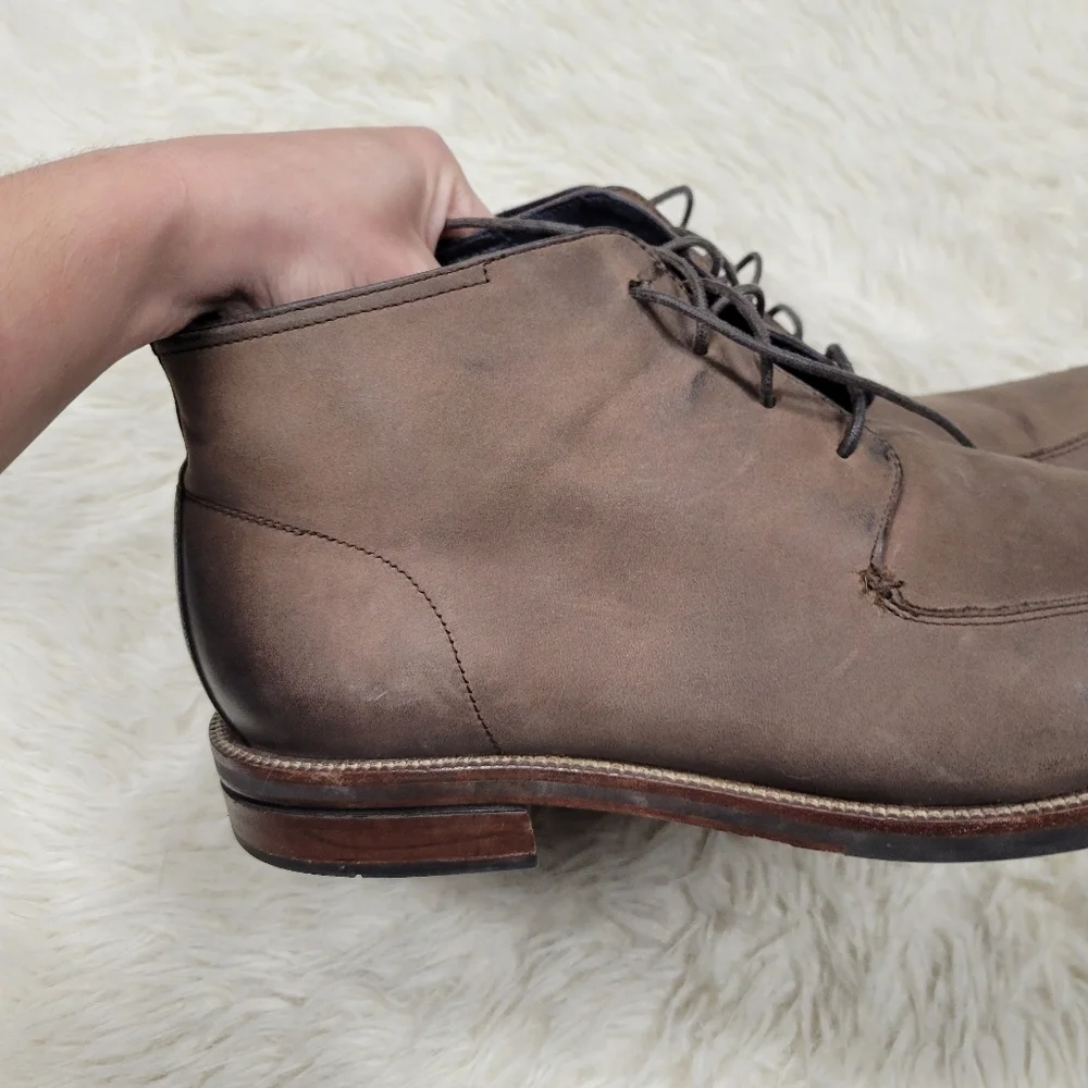 Men’s Cole Haan Wagner Grand 360 Waterproof Leather Boots Size 12 Brown